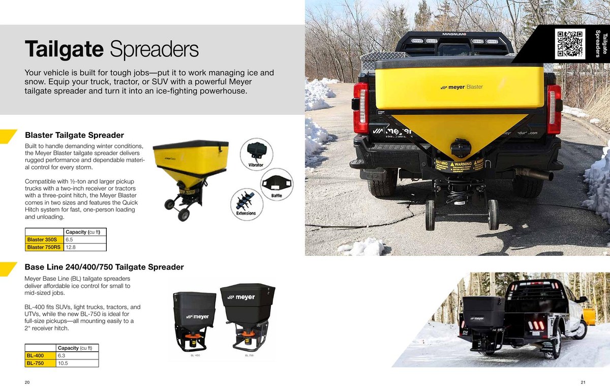 Meyer tailgate spreaders